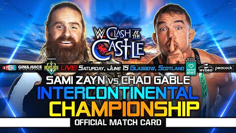 Chad Gable Vs Sami Zayn WWE Clash at the Castle Intercontinental Championship Prediction