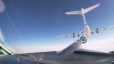 2 Tu 95MS missile carriers conduct scheduled flights over neutral waters of the Pacific Ocean.