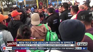 New rule in effect for asylum seekers