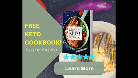 The Essential Keto Cookbook (Physical) - Free + Shipping