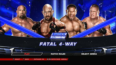 WWE 2K14 - Ryback vs. Batista vs. Goldberg vs. Brock Lesnar