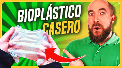 ✅ Como hacer BIOPLÁSTICO CASERO | RÁPIDO y FÁCIL 👉 (Funciona)