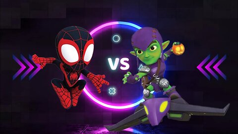 Crypto battles. 5 Season: Spidey and his amazing friends. 1 Episodе: Miles Morales vs Green Goblin.