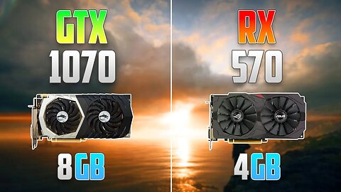 GTX 1070 vs RX 570 - 1080p