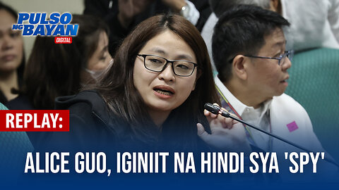 REPLAY | Alice Guo, iginiit na hindi sya 'Spy' | Sept. 30, 2024