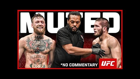 NO COMMENTARY - Khabib Nurmagomedov vs Conor McGregor