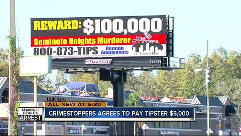 Crime Stoppers agrees to pay tipster $5,000