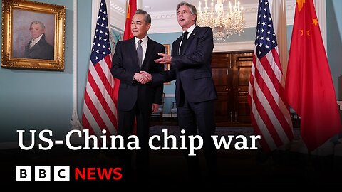 US-China chip war: China foreign minister visits Washington for talks - BBC News