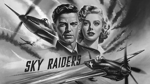 SKY RAIDERS (1941) Donald Woods, Billy Halop & Robert Armstrong | Action, Adventure, Drama | B&W