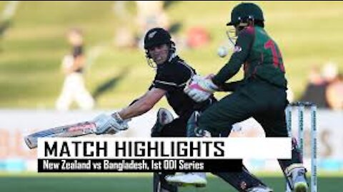 New zealand vs bangladesh 1 ODI highlight video