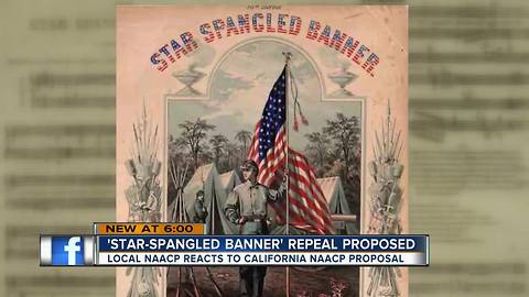 Florida NAACP leader reacts to push for anthem ban in California