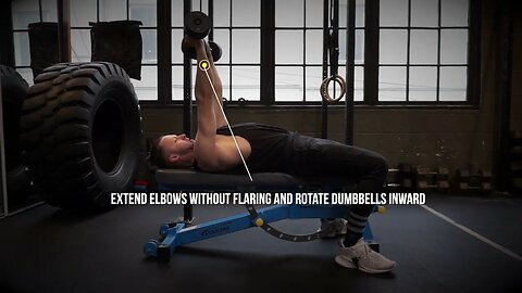 How to do Dumbbell French Press Triceps Arm Exercise