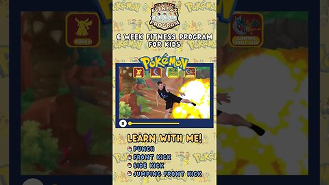 POKEMON FITNESS PROGRAM FOR KIDS