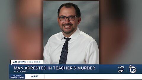 Man arrested in San Diego teacher's murder