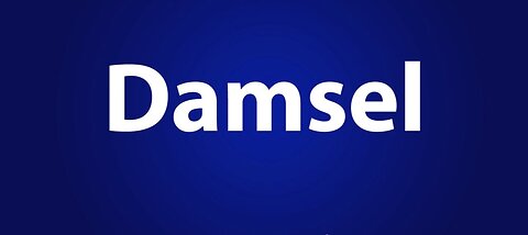 ETYMOLOGY, THE ROOT MEANING OF WORDS “damsel” - early 13c., damisele, "young, unmarried woman," especially a maiden of gentle birth, also "maid in waiting, handmaiden," from Anglo-French damaisele "woman of noble birth"