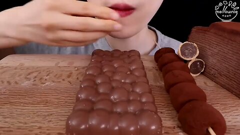 ASMR MUKBANG Chocolate eating 🍫 #asmr #mukbang #korean #chocolate