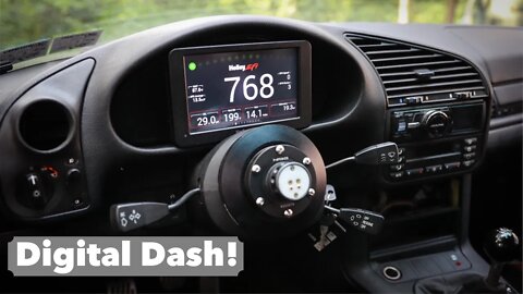 Holley Digital Dash Install in my Built LS Swap E36! Best Digital Cluster?