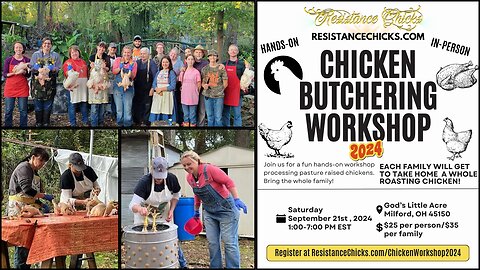 Wanna Learn How to Butcher Your Own Chickens!?