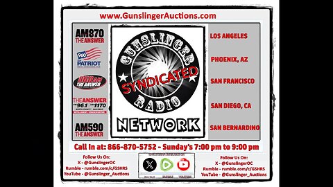 The Gunslinger Radio Show 09-29-2024 LIVE