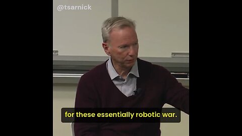 Former Google CEO Eric Schmidt explains his concept for a robotic army.