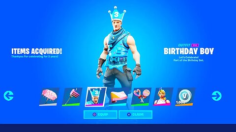 9 FREE BIRTHDAY REWARDS in Fortnite SEASON 3!