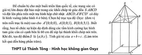 THPT Lê Thánh Tông: Để chuẩn bị cho một buổi triển lãm quốc tế, các trang sức có giá trị lớn được