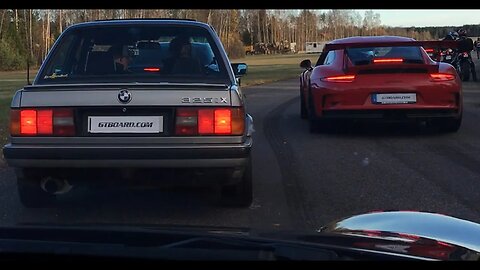 😱😁Cocky Porsche 991 Turbo S vs BMW 325iX Turbo. BIG surprise for the Porsche guys!😱😁[4k]