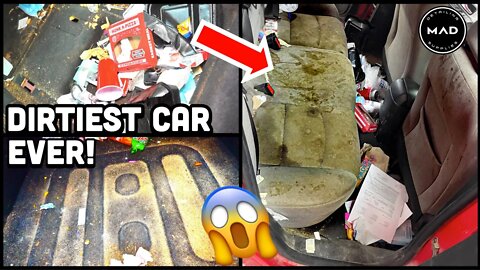 Deep Cleaning The Most INSANELY Dirty Car! | Unreal Car Detailing Transformation | MAD Detailing