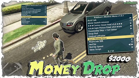 Money Drop Script for Kiddions Mod Menu 1.0.1 Updated Script Upto $2000 Million