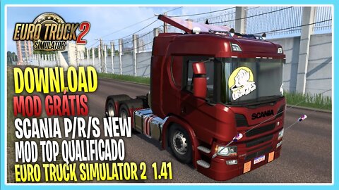 SCANIA NEW P G R BRASILEIRA 1.41 EURO TRUCK SIMULATOR 2 VERSÃO 1.41