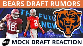 Chicago Bears Rumors: Draft Treylon Burks At #39 Pick? PFF Mock Draft Breakdown Ft. Chris Olave