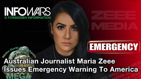 Australian Journalist Maria Zeee Issues Emergency Warning To America