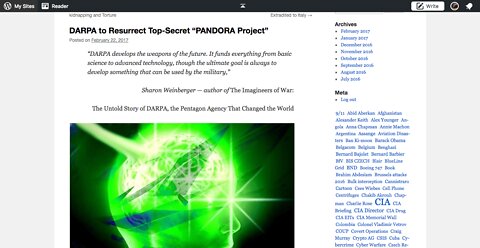 DARPA Program Plan 562 - Project Pandora