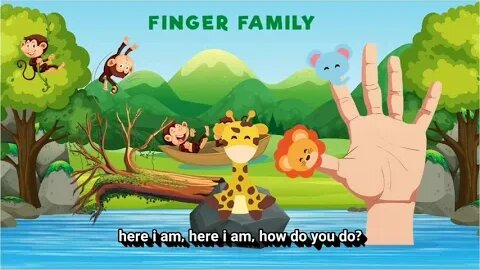 Animal finger family | No Voice - kids song