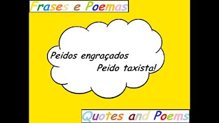 Peidos engraçados: Peido taxista! [Frases e Poemas]