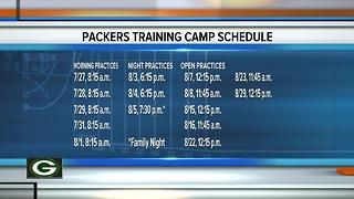 Packers release 2017 Training Camp schedule