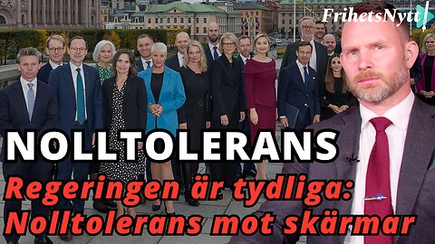 Regeringen tydliga budskap: Nolltolerans mot skärmar