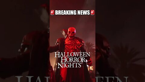 Universal Studios Hollywood HHN Details Announced 🤡😱 #shorts