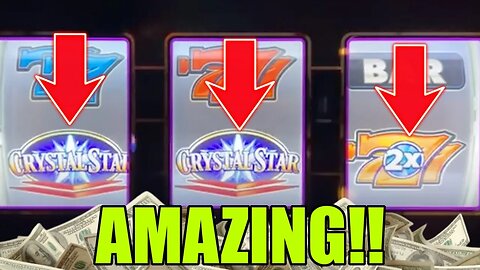 MAX BET REEL SLOT ACTION! 🤑 High Limit Crystal Star Deluxe Reel Nudge at $45/Spin!