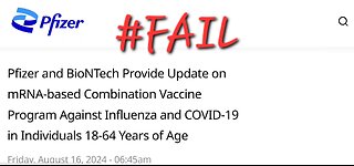 #MattysRant: Episode #16: Pfizer's modRNA Covid & Influenza Combo #FAIL!!