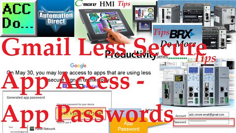 Gmail Less Secure App Access - App Passwords