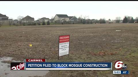 Legal challenge filed in Carmel mosque decision