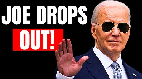 Breaking News: Joe Biden Drops out of Race!