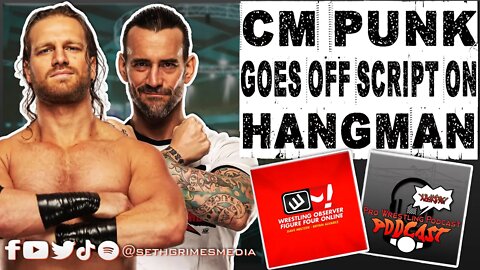 CM Punk Goes OFF SCRIPT on Hangman Adam Page on AEW | Clip from Pro Wrestling Podcast Podcast | #aew