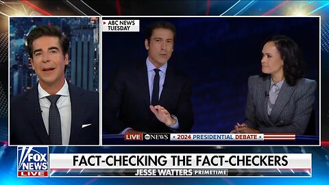 Jesse Watters condemns ABC News bias for wrongfully fact checking Trump