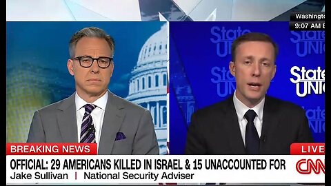 The Two Jakes: Tapper Hammers Sullivan, Says Hamas Hostages Don't Seem to Be 'P