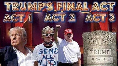 THEY ALWAYS HAPPEN IN 3'S! THE 3RD AND FINAL ACT IN TRUMP'S ASSASSINATION STORY IS COMING!