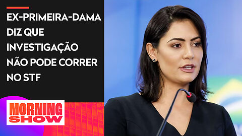 Michelle Bolsonaro justifica silêncio à PF: “Local impróprio”