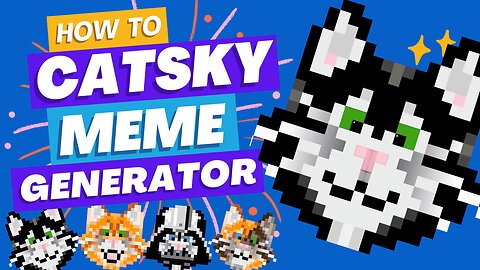 🟢Catsky Meme Generator 🐈‍⬛ - Create Hilarious Memes in Seconds 🤪🥳