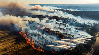 Portugal NOW! 54 Deadly Wildfires: 100,000 Hectares Burned, Smoke Reaches France